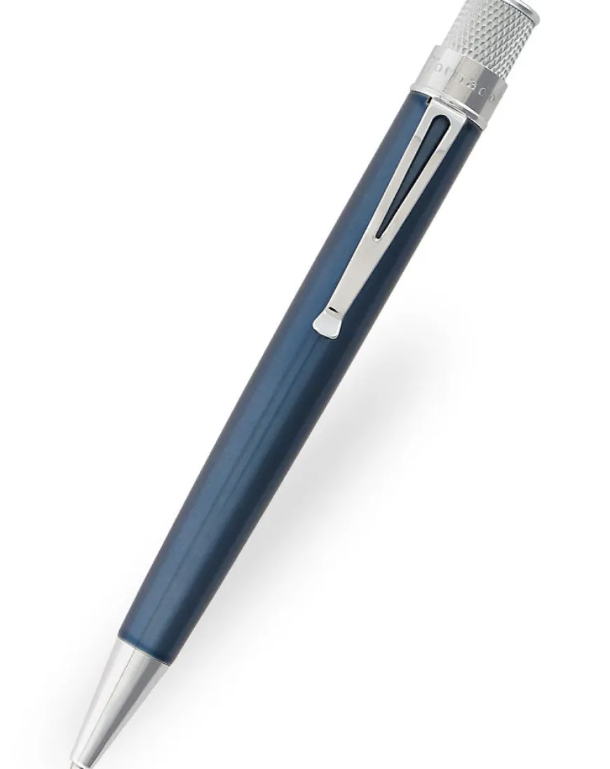 Retro 51 Tornado Classic Ice Blue Chrome Trim Rollerball Pen