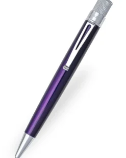Retro 51 Tornado Classic Purple Chrome Trim Rollerball Pen