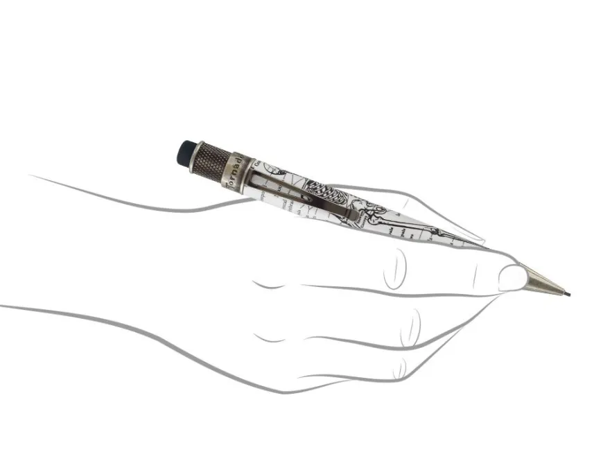 Retro 51 Tornado Vintage Dr. Gray Rollerball Pen & Mechanical Pencil Set