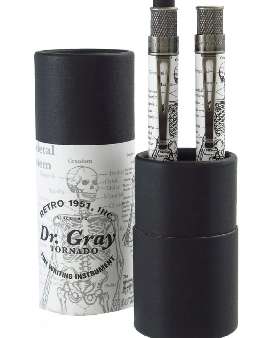 Retro 51 Tornado Vintage Dr. Gray Rollerball Pen & Mechanical Pencil Set