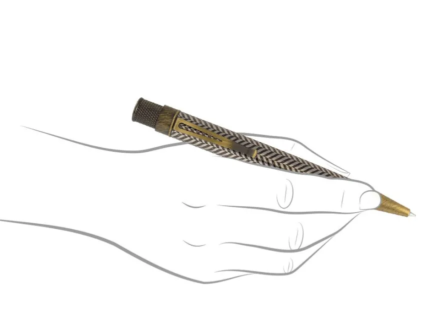 Retro 51 Tornado Vintage Metalsmith Roosevelt Rollerball Pen