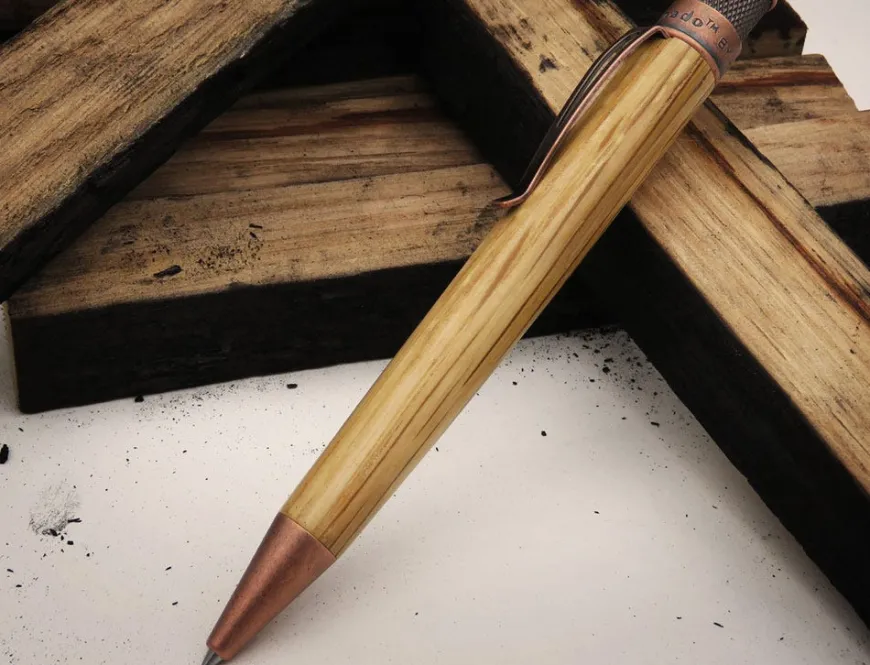 Retro 51 Tornado Woodworks Bourbon Barrel Rollerball Pen