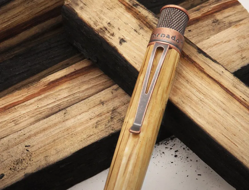 Retro 51 Tornado Woodworks Bourbon Barrel Rollerball Pen
