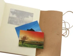 Saffiano Extra Large Leather Photo Album - Ivory