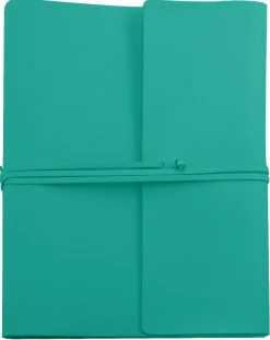 Saffiano Extra Large Leather Photo Album - Turquoise