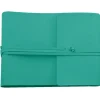 Saffiano Large Leather Photo Album - Turquoise
