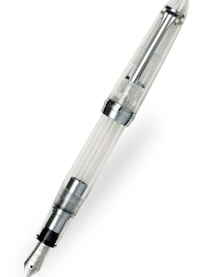 Sailor 1911L Demonstrator Rhodium Trim Fountain Pen