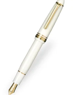 Sailor 1911L White Gold Trim Fountain Pen