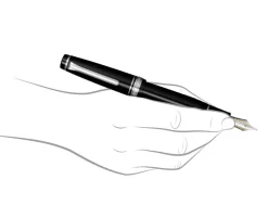 Sailor Pro Gear Black Rhodium Trim Fountain Pen