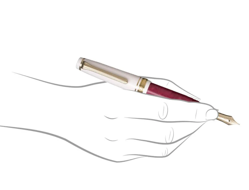 Sailor Pro Gear Slim Mini Rencontre Bordeaux Fonce Fountain Pen