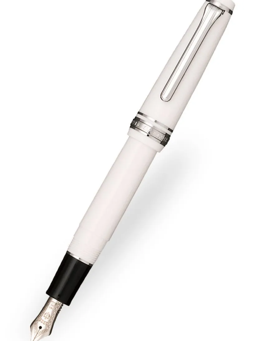 Sailor Pro Gear Slim Sapporo White Rhodium Trim Fountain Pen