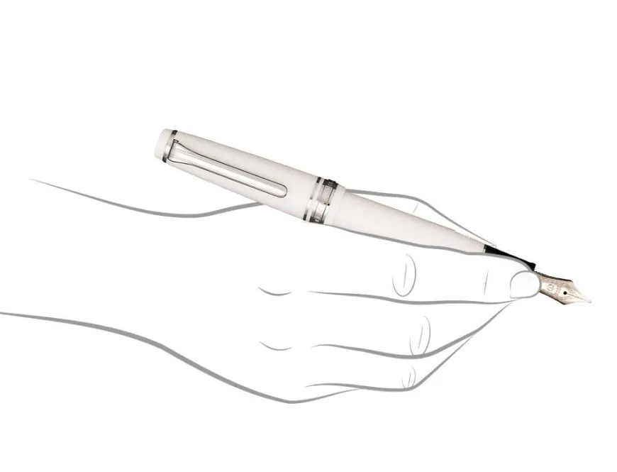 Sailor Pro Gear Slim Sapporo White Rhodium Trim Fountain Pen
