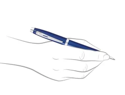 Sheaffer 100 Blue Lacquer Ballpoint Pen