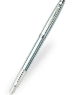 Sheaffer 100 Brushed Chrome Fountain Pen