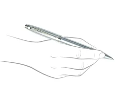 Sheaffer 100 Brushed Chrome Rollerball & Fountain Pen Gift Set