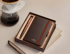 Sheaffer 100 Coffee Edition Ballpoint Pen & Pocket Notebook Gift Set