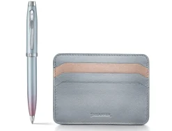 Sheaffer 100 Expressions Pearlised Gradient Ballpoint Pen & Credit Card Holder Gift Set