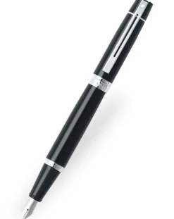 Sheaffer 300 Gloss Black Chrome Trim Fountain Pen