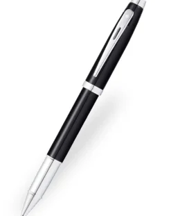 Sheaffer 100 Gloss Black Chrome Trim Rollerball Pen