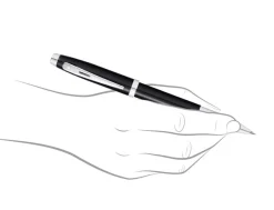 Sheaffer 100 Gloss Black Chrome Trim Rollerball Pen