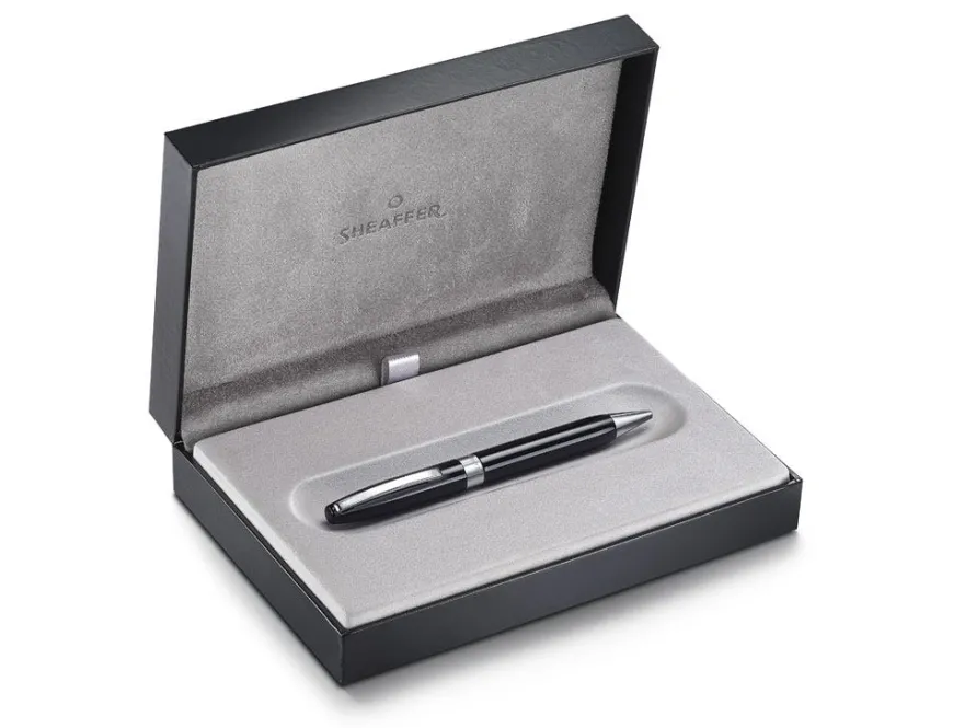 Sheaffer Legacy Glossy Black Chrome Trim Ballpoint Pen
