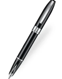 Sheaffer Legacy Glossy Black Chrome Trim Fountain Pen