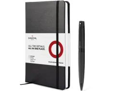 Sheaffer 300 Matte Black Ballpoint Pen & A5 Notebook Gift Set