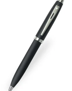 Sheaffer 100 Matte Black Chrome Trim Ballpoint Pen