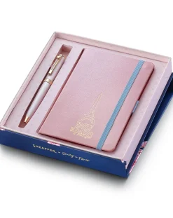 Sheaffer Prelude Special Edition Emily In Paris Mini Pastel Pink Ballpoint Pen & A5 Notebook Gift Set