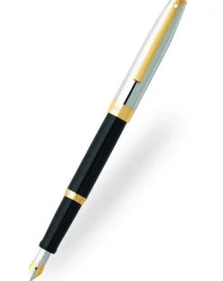 Sheaffer Sagaris Glossy Black & Chrome Fountain Pen