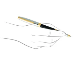 Sheaffer Sagaris Glossy Black & Chrome Fountain Pen