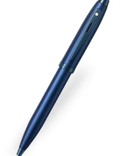 Sheaffer 100 Satin Blue Ballpoint Pen