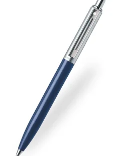 Sheaffer Sentinel Blue Chrome Trim Ballpoint Pen