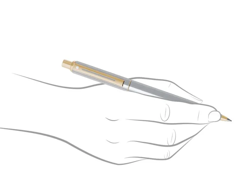 Sheaffer Sentinel Brushed Gold Trim Ballpoint Pen