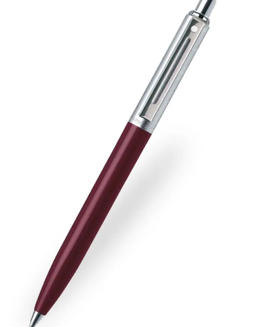 Sheaffer Sentinel Burgundy Chrome Trim Ballpoint Pen