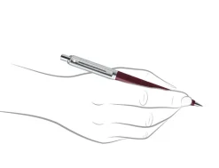 Sheaffer Sentinel Burgundy Chrome Trim Ballpoint Pen