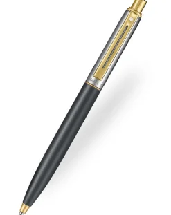 Sheaffer Sentinel Matt Black PVD Gold Trim Ballpoint Pen