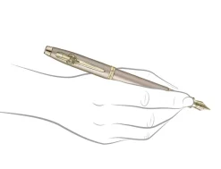 Sheaffer 100 Special Edition Emily In Paris Champagne Gold Fountain Pen