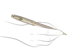 Sheaffer 100 Special Edition Emily In Paris Champagne Gold Rollerball Pen