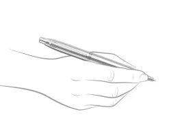 Sheaffer VFM Brushed Chrome Ballpoint Pen