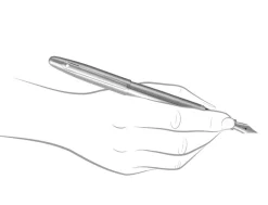 Sheaffer VFM Brushed Chrome Fountain Pen