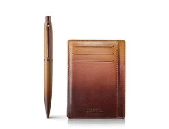 Sheaffer VFM Coffee Edition Ballpoint Pen & Card Holder Gift Set