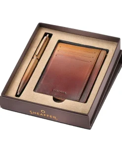 Sheaffer VFM Coffee Edition Ballpoint Pen & Card Holder Gift Set