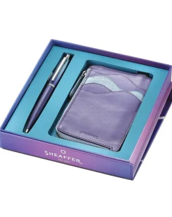 Sheaffer VFM Expressions Gradient Ballpoint Pen & Wallet (L Zip) Gift Set