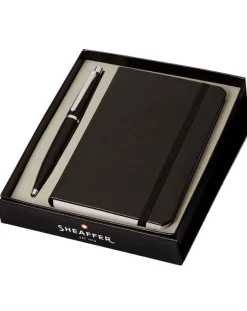 Sheaffer VFM Matte Black Ballpoint Pen & A6 Notebook Gift Set