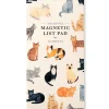 The Art File Cats Magnetic List Pad