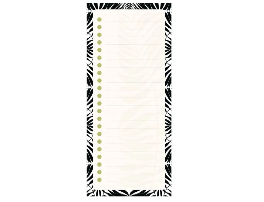 The Art File Fern Leaf Magnetic List Pad