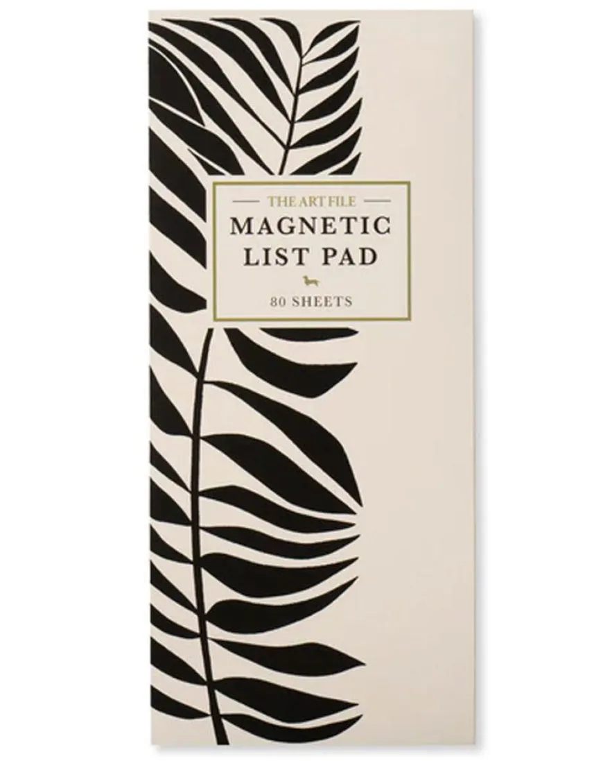 The Art File Fern Leaf Magnetic List Pad