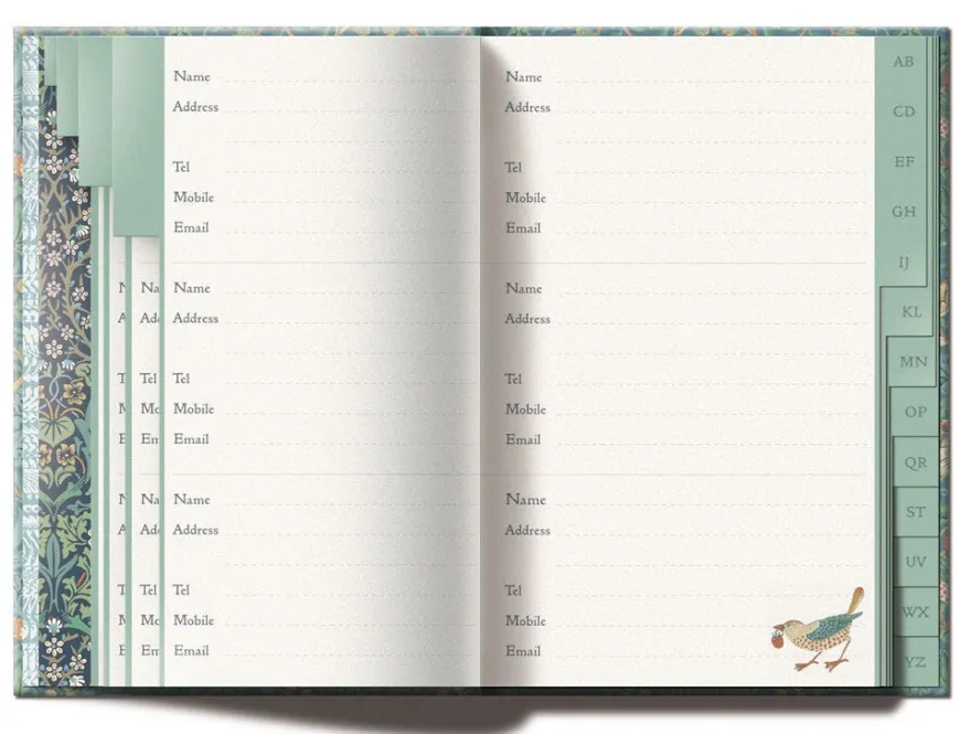 The Original Morris & Co Addresses & Birthdays Book