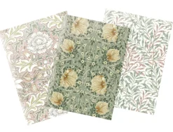 The Original Morris & Co A6 Notebook Set - Pimpernel, Willow & Simply Severn
